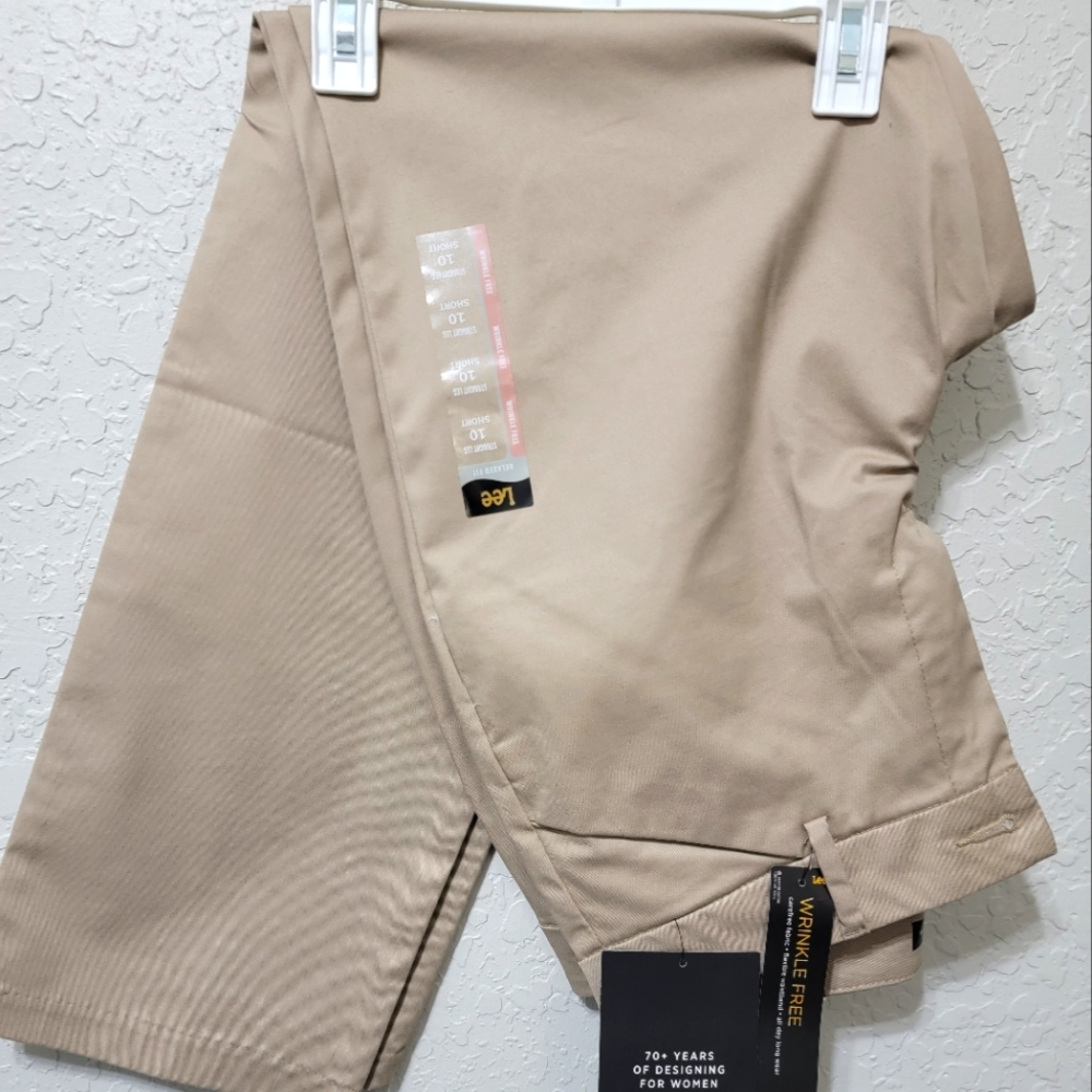 Tan Lee Staight Leg Pants